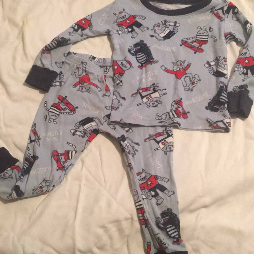 Carter’s toddler Monster pajamas